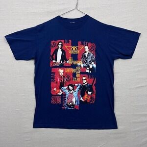 Vintage 2003 Aerosmith Steven Tyler Official Rocksimus‎ Maximus Tour Tee Shirt